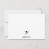 Waterverf Bee Note Kaart (Achterkant)