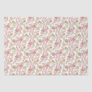 Waterverf Beeld Octopus Tissue Paper Tissuepapier