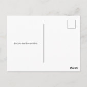 Waterverf Beer elegant Hartelijk dank Briefkaart (Achterkant)