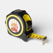 Waterverf Beer Paw Print met aangepaste naam Rolmaat (Hoek)