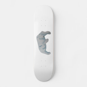 Waterverf Beer van zeezoogdieren Skateboard