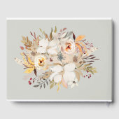 Waterverf begrafenis gastenboek | In liefdevolle h (Achterkant)