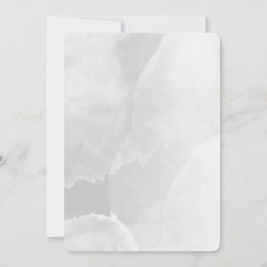 waterverf behalve de datum save the date (Achterkant)