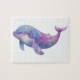 Waterverf Beluga Whale Legpuzzel