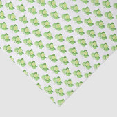 Waterverf Bergamot Citrus Patroon Tissuepapier (Detail)