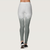 Waterverf bergen Forest Illustration Leggings (Achterkant)