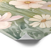 Waterverf Berglandschap Muur kunst Poster (Hoek)