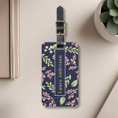 Waterverf Berries Bagagelabel van gepersonaliseerd