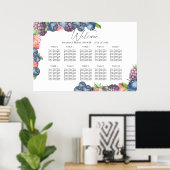 Waterverf Berries bruiloft zitgrafiek Poster (Thuiskantoor)