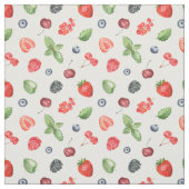  Waterverf Berry Pattern Stof (Swatch)
