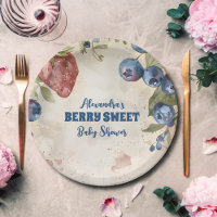 Waterverf Berry Sweet Baby shower