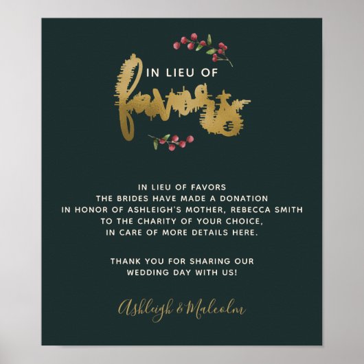 Waterverf bessen in plaats van voetballen poster (Voorkant)