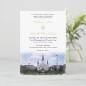 Waterverf bestemming: New Orleans Kaart (Staand voorkant)