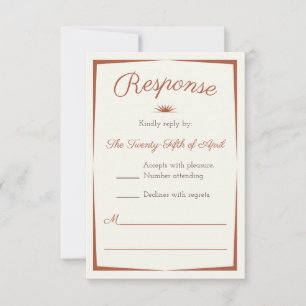 Waterverf bestemming: Romantic Desert RSVP