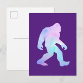 Waterverf Bigfoot Aankondigingskaart (Voorkant / Achterkant)