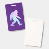 Waterverf Bigfoot Badge (Voor- en achterkant)