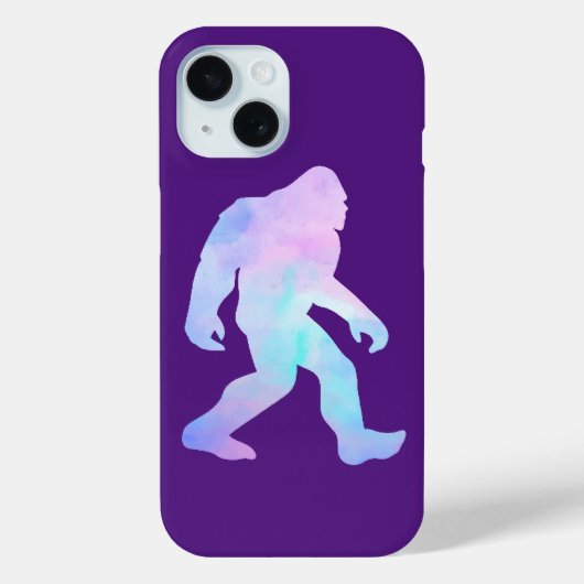 Waterverf Bigfoot Case-Mate iPhone Case (Achterkant)