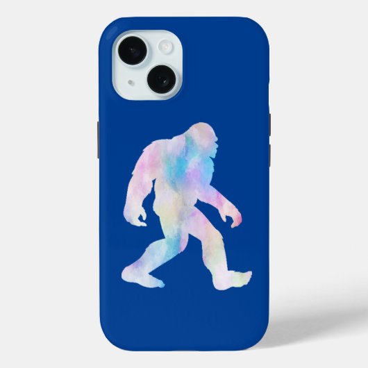 Waterverf Bigfoot Case-Mate iPhone Case (Achterkant)