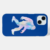 Waterverf Bigfoot Case-Mate iPhone Case (Achterkant (horizontaal))