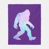 Waterverf Bigfoot Fleece Deken (Voorkant)