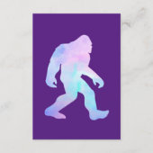 Waterverf Bigfoot Informatiekaartje (Voorkant)