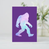 Waterverf Bigfoot Informatiekaartje (Staand voorkant)