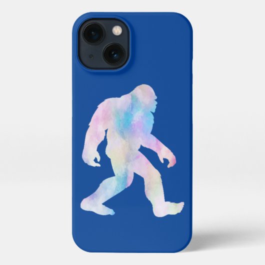 Waterverf Bigfoot iPhone Hoesje (Achterkant)