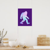 Waterverf Bigfoot Poster (Keuken)