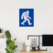 Waterverf Bigfoot Poster (Thuiskantoor)