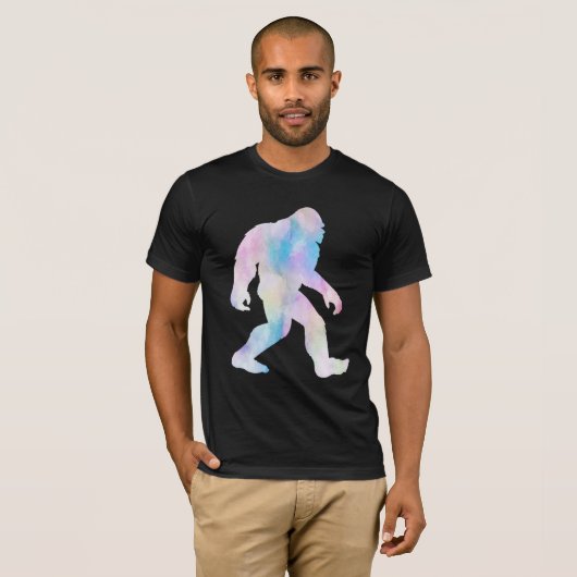 Waterverf Bigfoot T-shirt (Voorkant volledig)