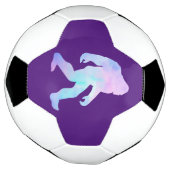 Waterverf Bigfoot Voetbal (Gedraaid)