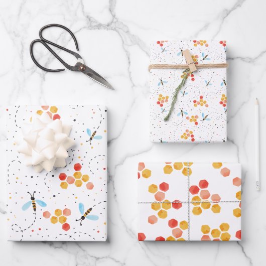 Waterverf bij  inpakpapier vel (Voorkant)