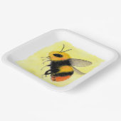 Waterverf bij papieren bordje (Gebogen)