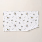 Waterverf bijen bad handdoek (Handdoek)