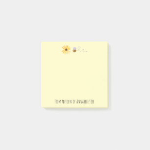 Waterverf bijen en ventilatoren personaliseren Pos Post-it® Notes