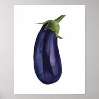 Waterverf biologische aubergine