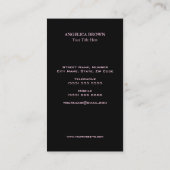 Waterverf Bird Visitekaartje (Achterkant)