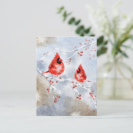 Waterverf Birds Briefkaart | Mooie vogel