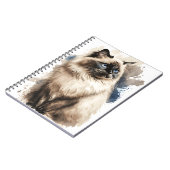  WATERVERF BIRMAN CAT NOTITIEBOEK (Linkerzijde)