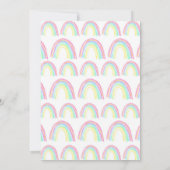 Waterverf Birthday Party Kaart (Achterkant)