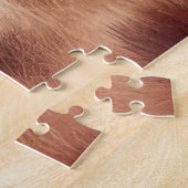 Waterverf Bizon op de vlakten Legpuzzel (Zijkant)