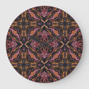 Waterverf Black Azulejo Spaanse Tegel Grote Klok
