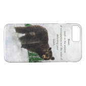Waterverf Black Beer Animal Totem Spirit Guide Case-Mate iPhone Case (Achterkant (Horizontaal))