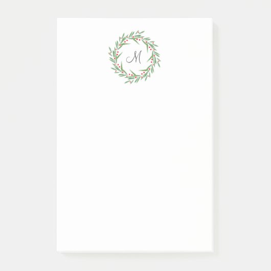 Waterverf bladeren en bessen Wreater Post-it® Notes (Voorkant)