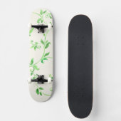 Waterverf bladeren patroon skateboard (Voorkant)
