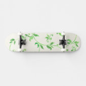 Waterverf bladeren patroon skateboard (Horizontaal)