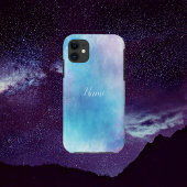 Waterverf Blauw en Paarse iPhone / iPad Case