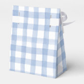 Waterverf Blauw en Wit Gingham Bedankdoosjes (Achterkant)