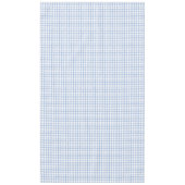 Waterverf Blauw en Wit Gingham Wedding Tafelkleed (Voorkant)
