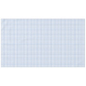 Waterverf Blauw en Wit Gingham Wedding Tafelkleed (Voorkant (Horizontaal))